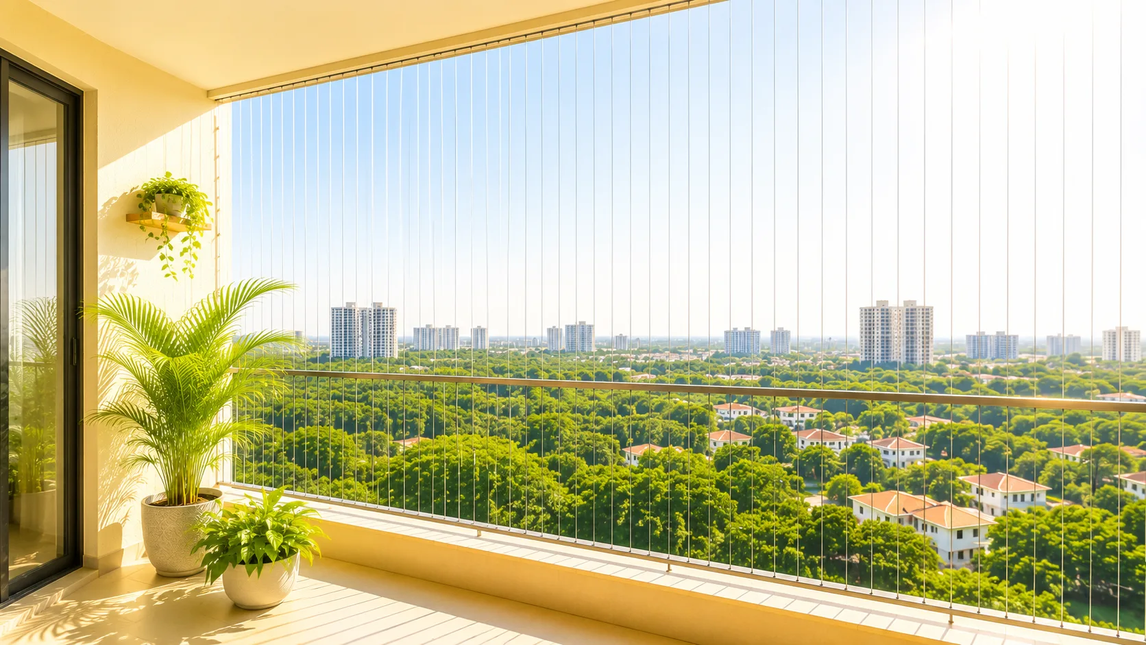 Balcony Invisible Grills