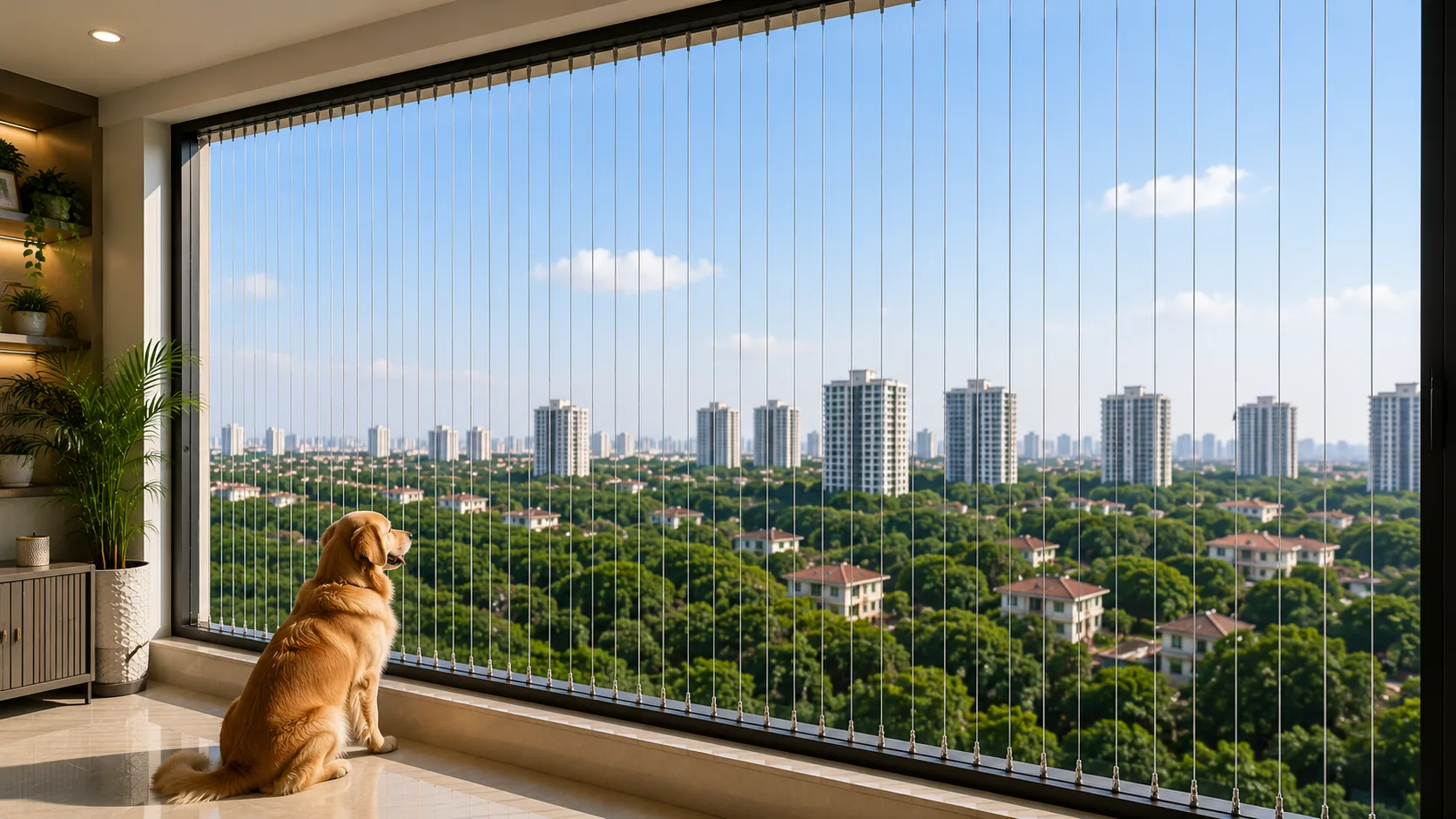 Pet Safety Invisible Grills